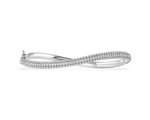 Load image into Gallery viewer, Infinity Bold Bangle with Diamonds
