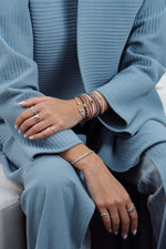 تحميل الصورة في عارض المعرض, Zigzag Pear Diamond Droplets Ring
