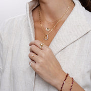 0.7cts Trillion Necklace with Bold Chain