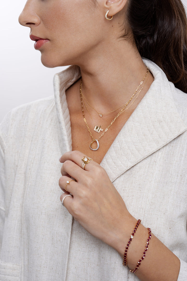 Bold Hoop Chain