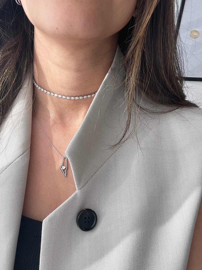 Palestine Map Necklace