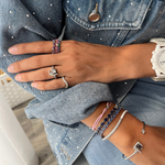 Load image into Gallery viewer, Odd One Out Ring/Small - Blue Tanzanite
