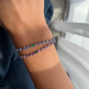 Odd One Out Pear/ Small - Blue Tanzanite