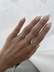 Pinki Infinity Ring - Red Rubies