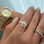 Load image into Gallery viewer, Thin Trio Rings
