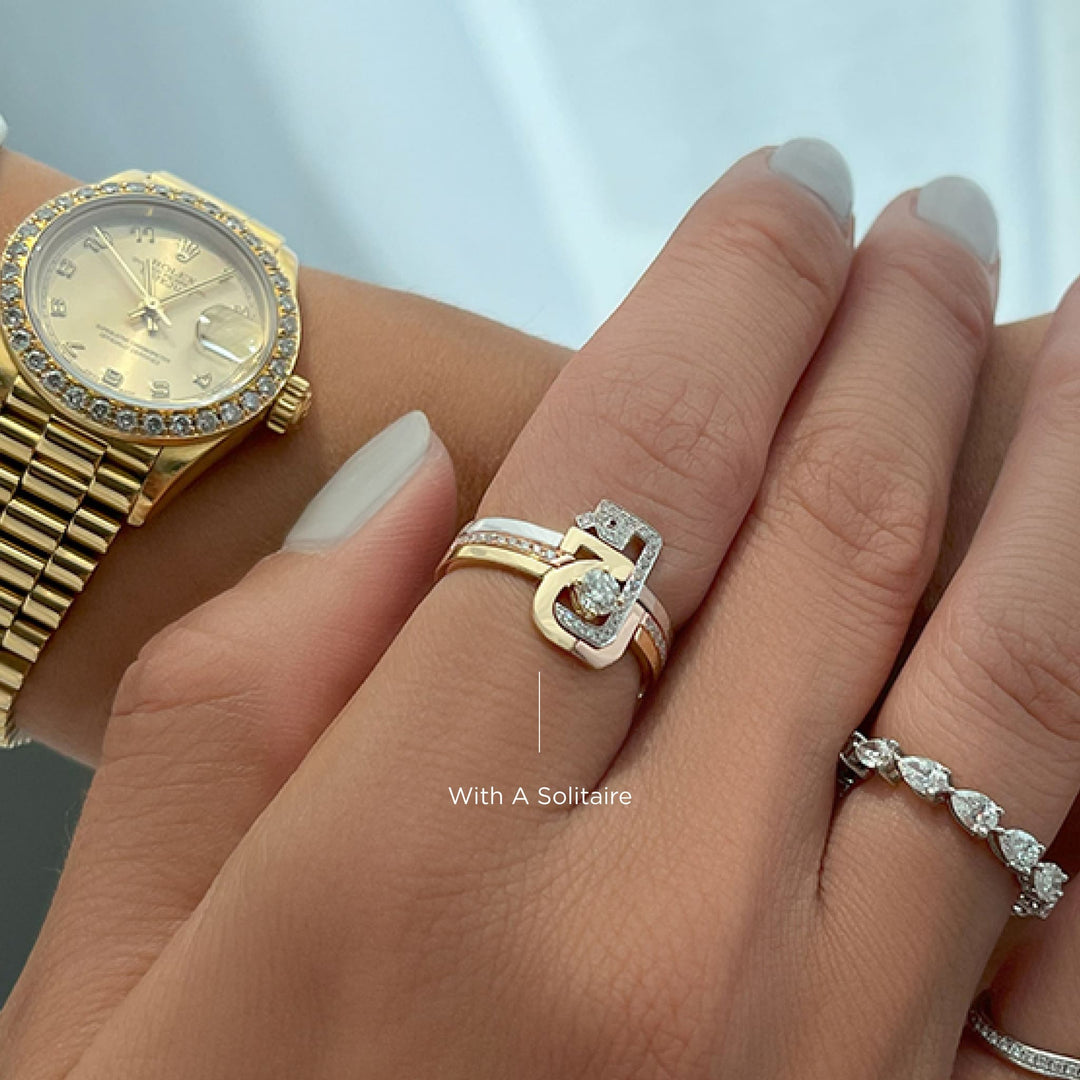 Thin Trio Rings