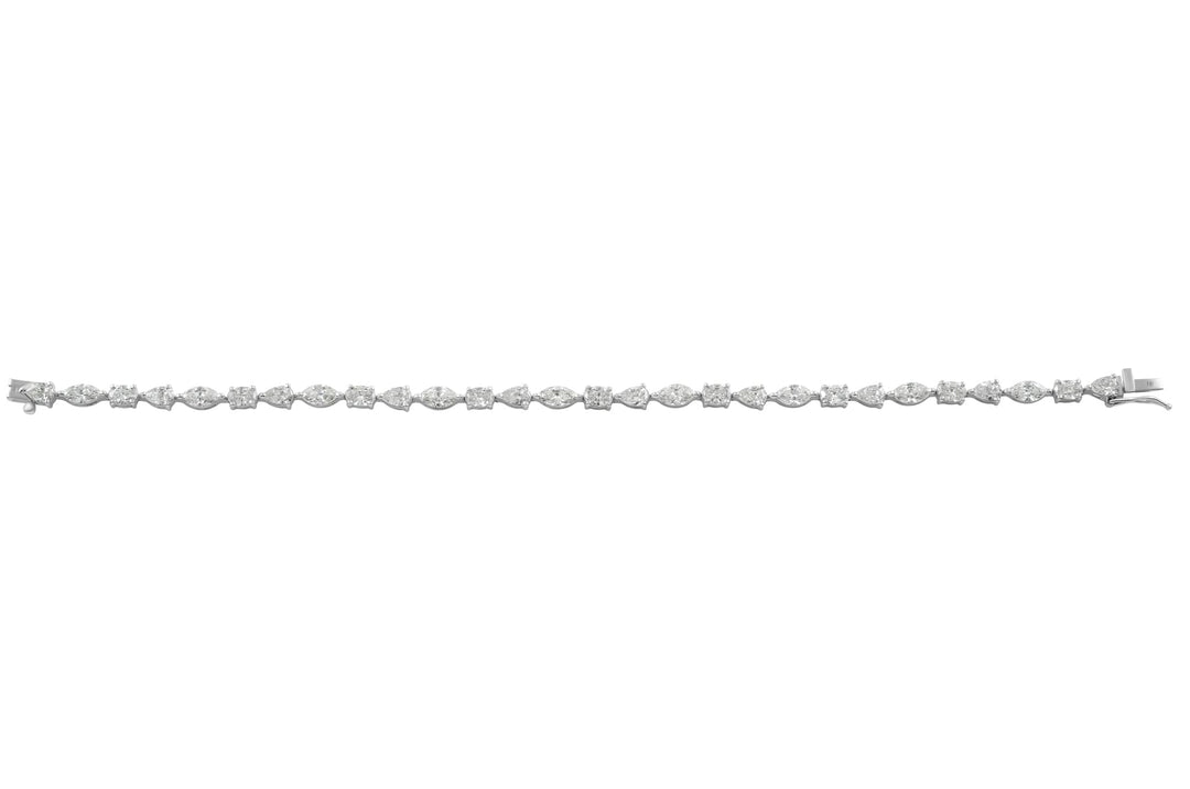 Multi Shaped Diamond Bracelet
