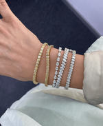 Load image into Gallery viewer, Fancy Yellow Diamond Tennis Bracelet 0.22 Each Hiba Jaber