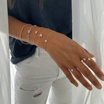 Load image into Gallery viewer, A Hint of Sparkle Diamond Chain Ring - Marquise Diamond - HIBA JABER
