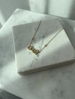 Load image into Gallery viewer, Alanoud Name Necklace - with Diamonds - HIBA JABER