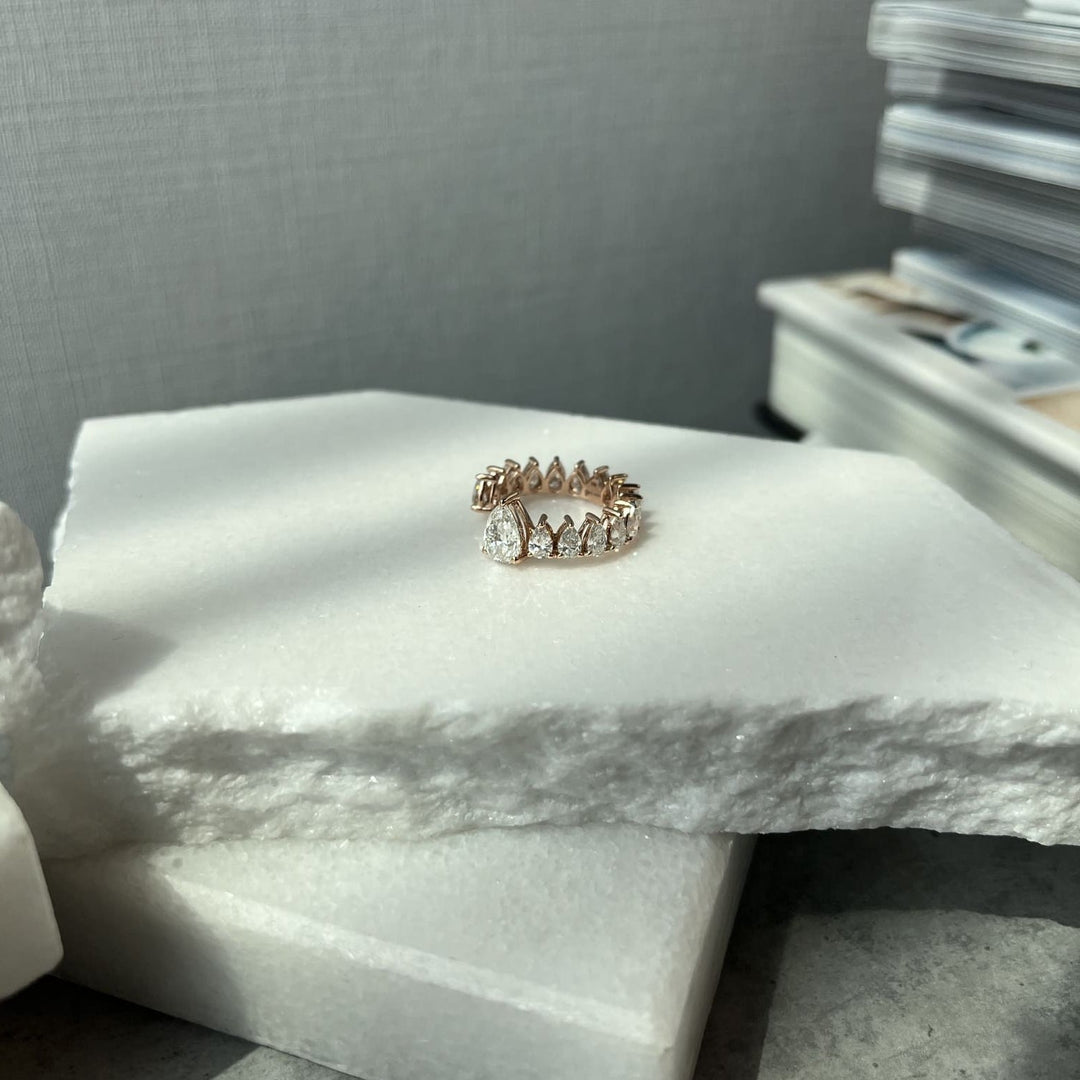 All about Pear Shape Ring - HIBA JABER