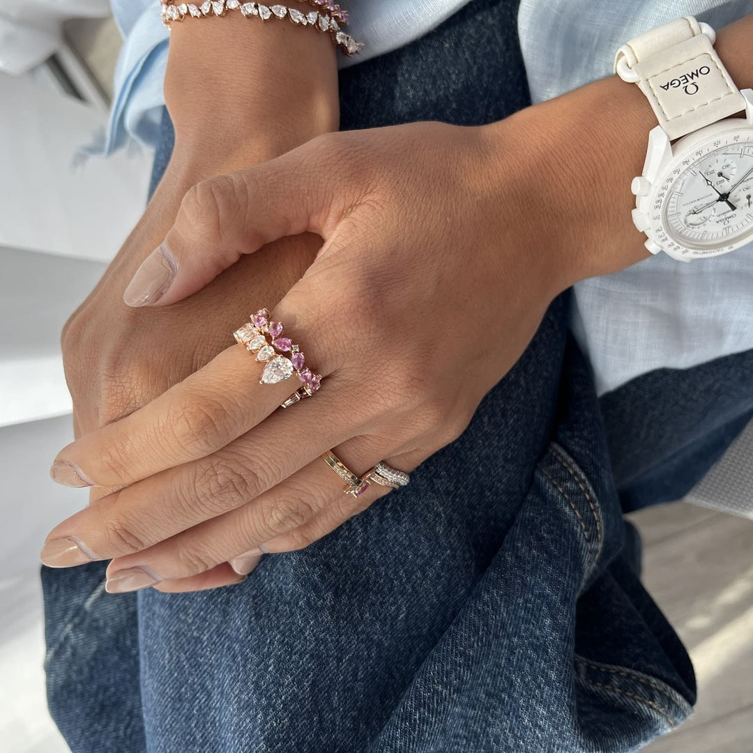 All about Pear Shape Ring - HIBA JABER