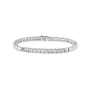 Asscher Cut Tennis Bracelet / 11.1ct - HIBA JABER