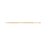 Load image into Gallery viewer, Bold Chain Bracelet Diamonds in the Middle - HIBA JABER
