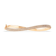 Bold Infinity Bangle/ Diamonds - HIBA JABER