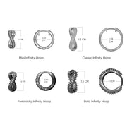 Bold Infinity Hoop Set - HIBA JABER