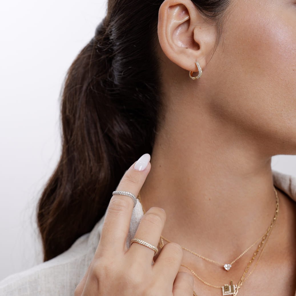 Bold Infinity Hoop Set - HIBA JABER