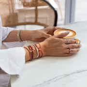 Bold Infinity Ring/ Dual Gold - HIBA JABER