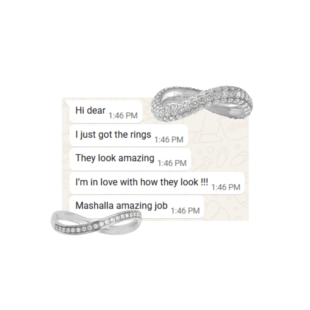 Bold Infinity Ring I Diamonds - HIBA JABER