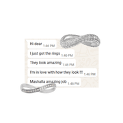 Bold Infinity Ring I Diamonds - HIBA JABER