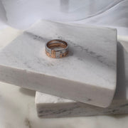 Building Block Ring - Rose - HIBA JABER