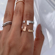 Building Block Ring - Rose - HIBA JABER