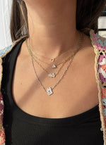 Load image into Gallery viewer, Chain Necklace - Letter Fa, Noon &amp; Ba - HIBA JABER
