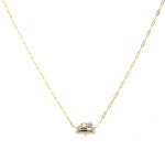 Load image into Gallery viewer, Chain Necklace - Letter Fa, Noon &amp; Ba - HIBA JABER
