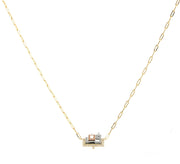 Chain Necklace - Letter Fa, Noon & Ba - HIBA JABER