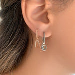 Load image into Gallery viewer, Charm Huggy - with Diamonds - HIBA JABER
