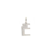 Charm Pendant With Two Letters/ One Set in diamonds - HIBA JABER