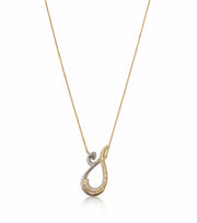 Custom Logo Necklace - Letter 3ein & Laam - HIBA JABER