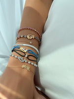 عرض الصورة في المعرض، Customized Multi Colored Sapphire Gemstone Bracelet - HIBA JABER