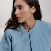 Customized necklace with hanging diamonds - HIBA JABER