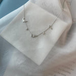 Load image into Gallery viewer, Customized necklace with hanging diamonds - HIBA JABER
