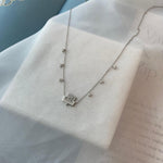 Load image into Gallery viewer, Customized necklace with hanging diamonds - HIBA JABER
