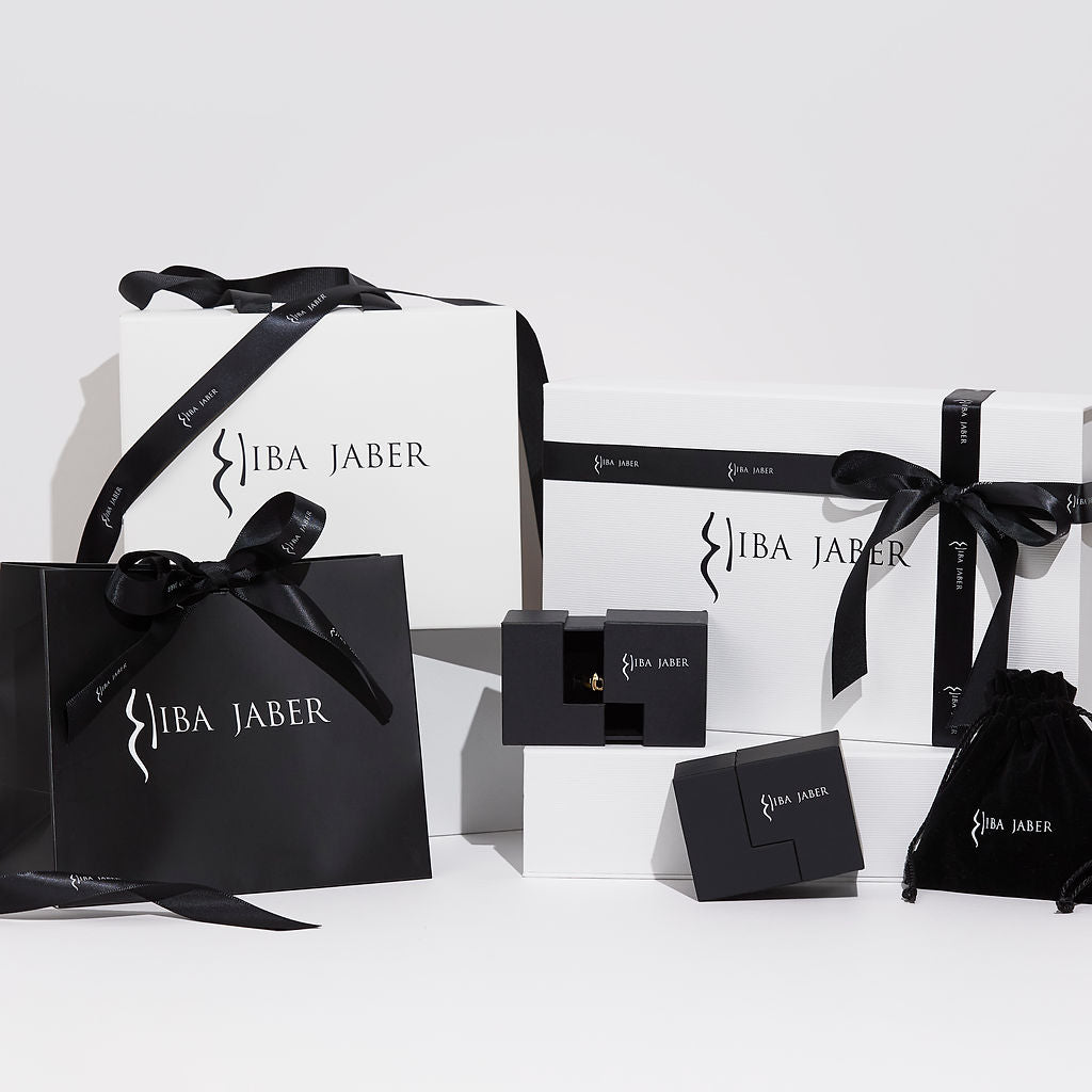 Customized Set of Earrings with diamonds - HIBA JABER