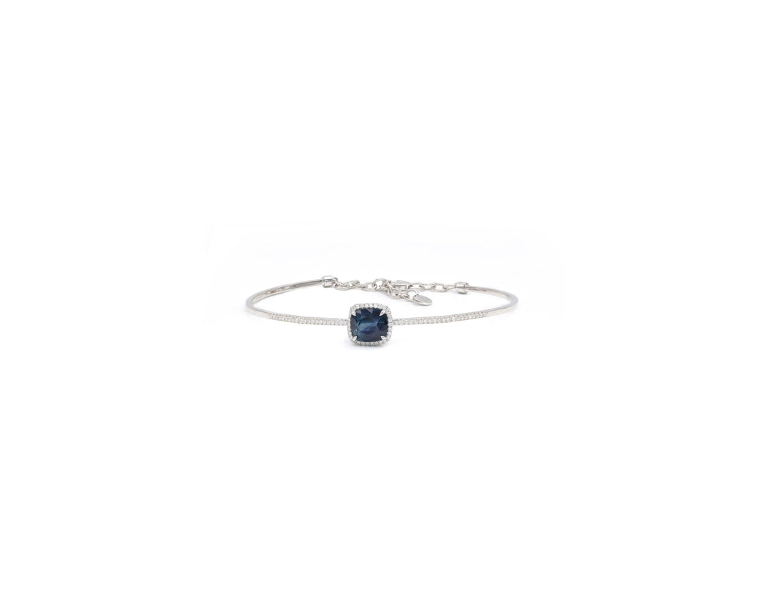 Dark Blue Sapphhire Bangle - HIBA JABER