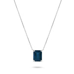 Load image into Gallery viewer, Dark Blue Sapphire Necklace / 4.29cts - HIBA JABER
