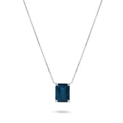 Dark Blue Sapphire Necklace / 4.29cts - HIBA JABER