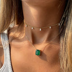 Load image into Gallery viewer, Dark Blue Sapphire Necklace / 4.29cts - HIBA JABER

