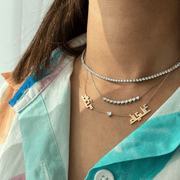 Diamond Hearts Necklace - HIBA JABER
