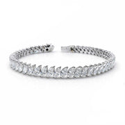 Diamond Marquise Tennis Bracelet 0.24ct Each - HIBA JABER