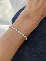Load image into Gallery viewer, Diamond Pear Tennis Bracelet 0.24ct each - HIBA JABER