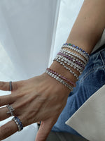 Load image into Gallery viewer, Diamond Pear Tennis Bracelet 0.24ct each - HIBA JABER