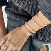 Diamond Pear Tennis Bracelet - HIBA JABER