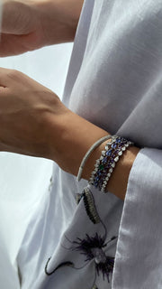 Diamond Pear Tennis Bracelet - HIBA JABER