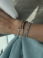 Diamond Pear Tennis Bracelet - HIBA JABER