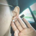 تحميل الصورة في عارض المعرض, Diamond Solitaire Earrings - HIBA JABER

