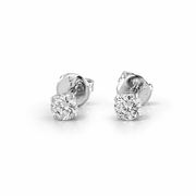 Diamond Solitaire Earrings I 0.3cts Each - HIBA JABER